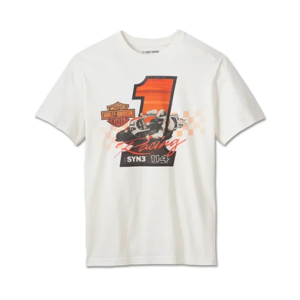 H-D #1 Racer Tee