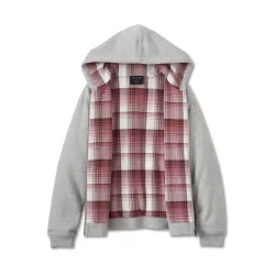 Forever Flannel Lined Full Zip Hoodie