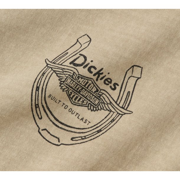 Men's Dickies x H-D Horsepower Heavyweight Pigment Dyed Tee