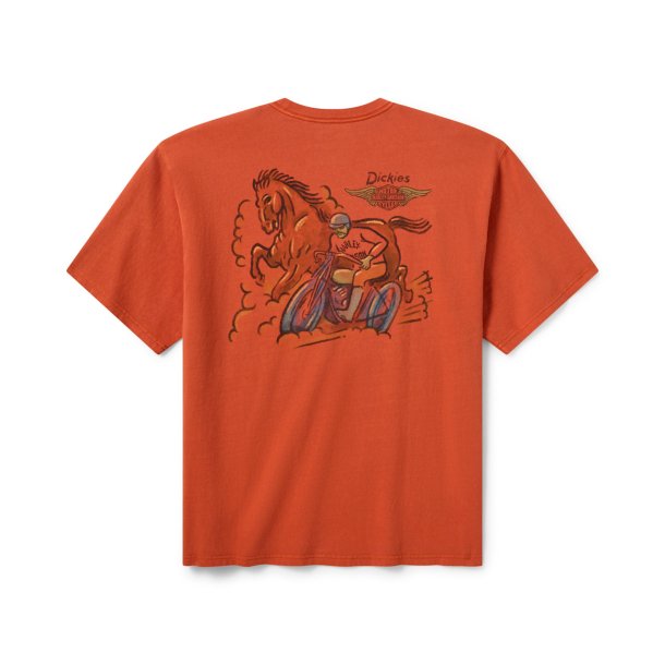 Men's Dickies x H-D Horsepower Heavyweight Pigment Dyed Tee