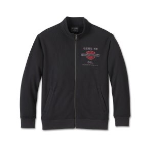 Bar & Shield Track Jacket - Harley Black