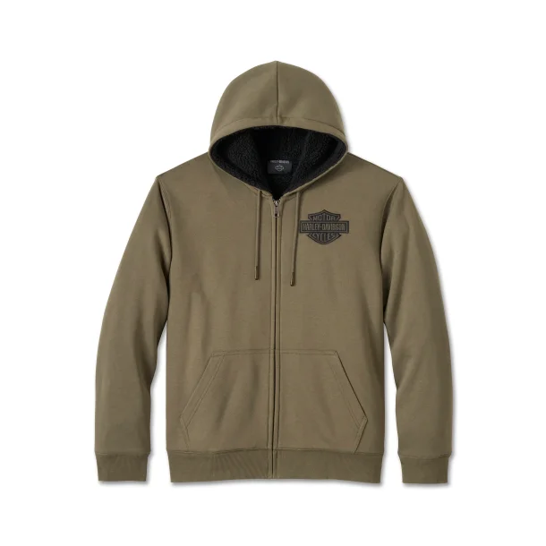 Bar &amp; Shield Sherpa Full Zip Hoodie