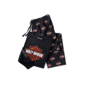 BAR & SHIELD PAJAMAS SET L/S