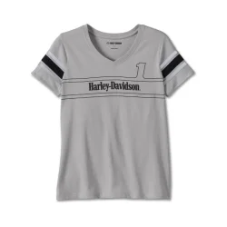 Women's #1 Racing Tee with Reflective Stripe