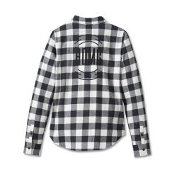 Women's Rustic Long Sleeve Flannel Shirt