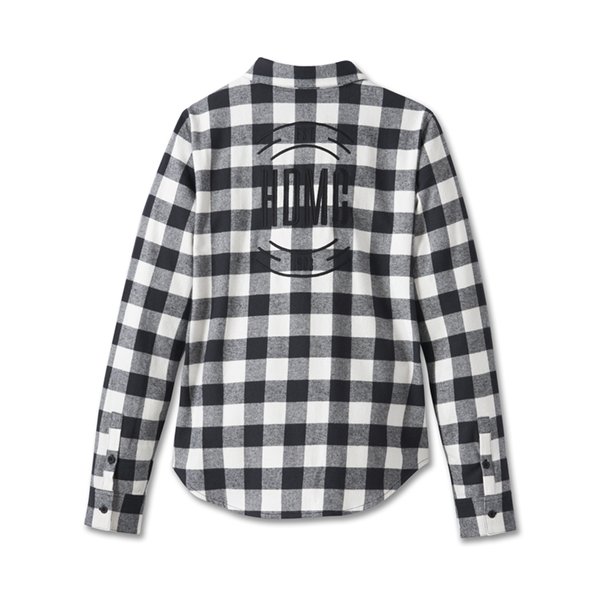 Women's Rustic Long Sleeve Flannel Shirt