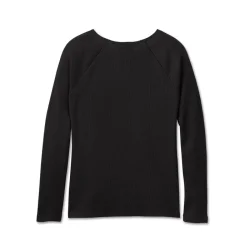 WOMEN'S HARLEY-DAVIDSON OLD ENGLISH THERMAL TOP - HARLEY BLACK