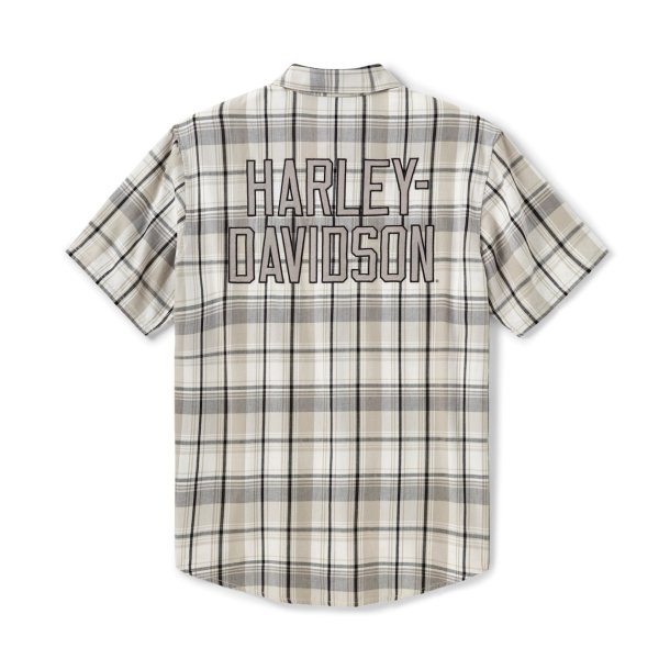 Men's H-D Essential Short Sleeve Plaid Shirt