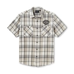 Men's H-D Essential Short Sleeve Plaid Shirt