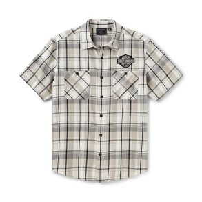 Men's H-D Essential Short Sleeve Plaid Shirt
