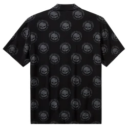 Willie G Skull Aloha Shirt 