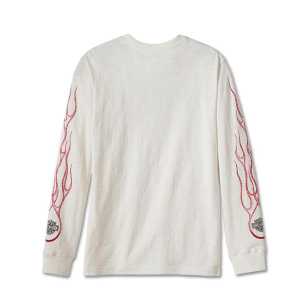 Men's In Flames Tee White