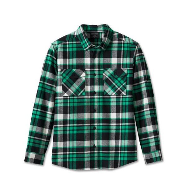 L/S Shirt Green plaid