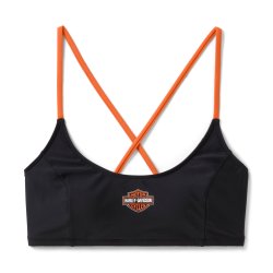 Women's H-D Swim Tie Back Bikini Top