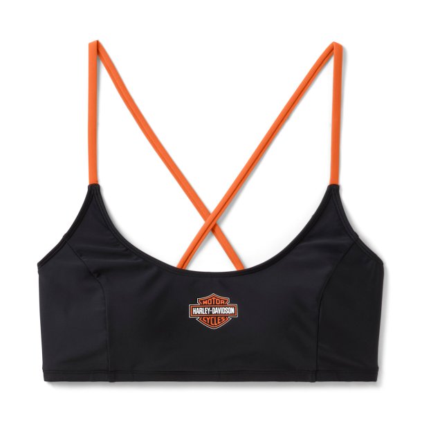 Women's H-D Swim Tie Back Bikini Top