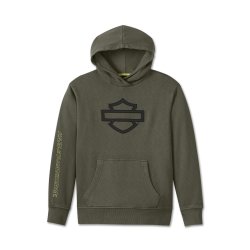  Women's Oversized Street Machine Bar &amp; Shield Pull Over