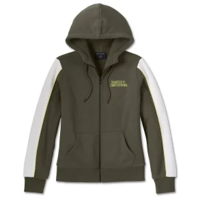Willie G  Sherpa Lined Zip Front Hoodie Ladies