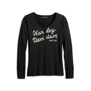 Suspension Scoop Neck Women's Henley 