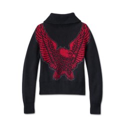 Eagle Zip Up Sweater