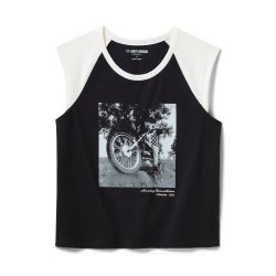 Vintage Archival Photo Sleeveless Raglan