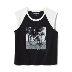 Vintage Archival Photo Sleeveless Raglan