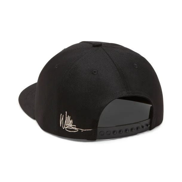 Willie G. Silver Wings Leather Patch Adjustable Baseball Cap