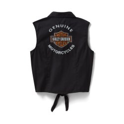 Women's H-D Essential Tie Front Top