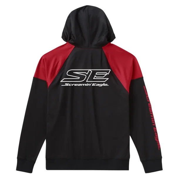 Hoodie Screamin Eagle Color Blocked black/red