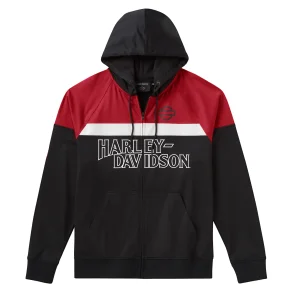 Hoodie Screamin Eagle Color Blocked black/red