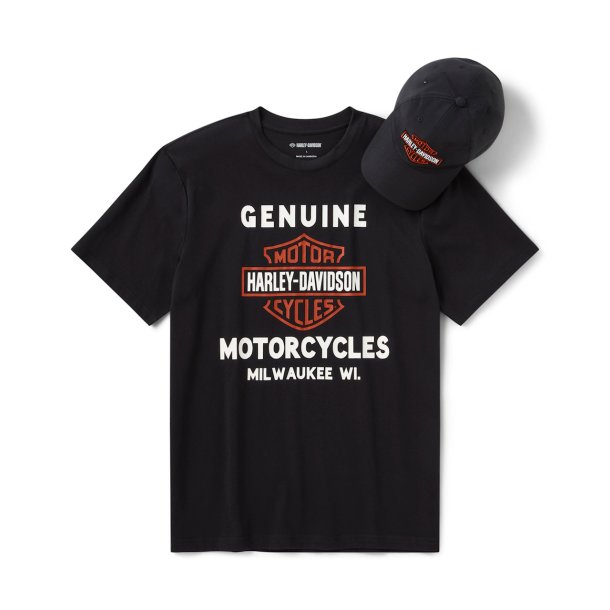 Bar &amp; Shield Hat &amp; Tee Gift Set