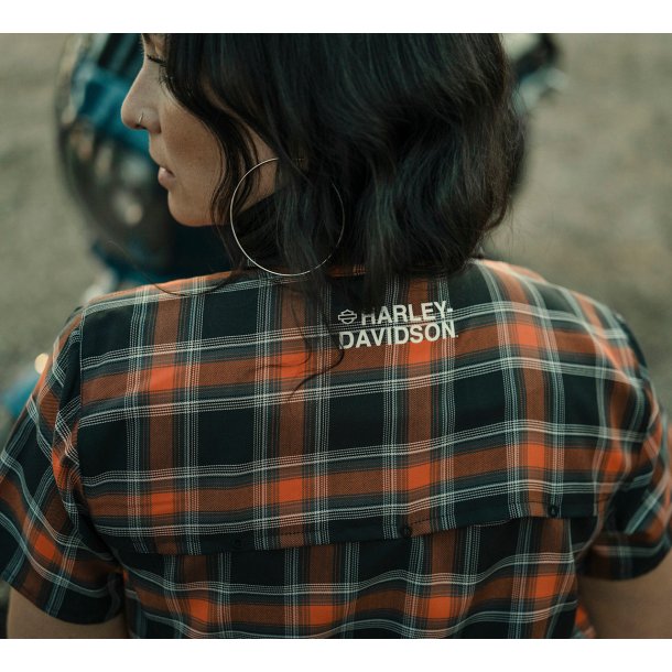 Women's H-D TECH Plaid Short Sleeve