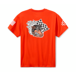 Factory Racing Fast Johnnie Tee -Racing Orange - UNISEX
