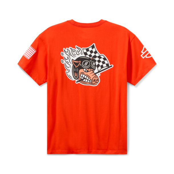 Factory Racing Fast Johnnie Tee -Racing Orange - UNISEX