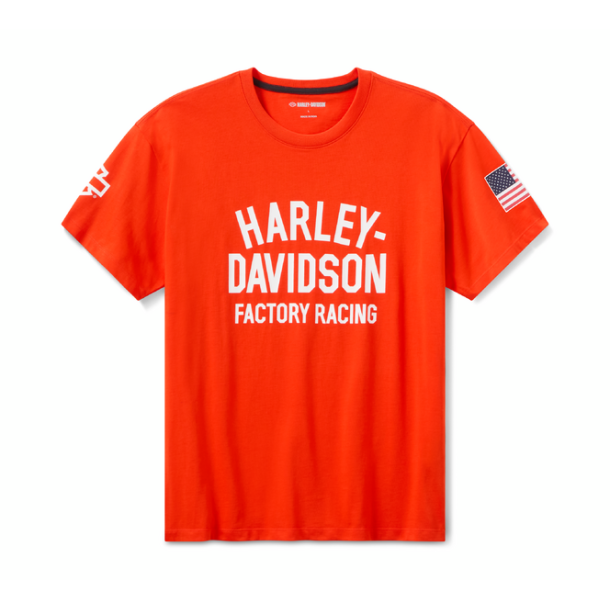 Factory Racing Fast Johnnie Tee -Racing Orange - UNISEX