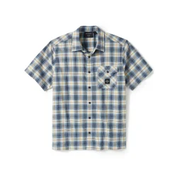 Staple S/S Shirt - Plaid - Indigo 