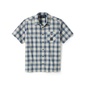 Staple S/S Shirt - Plaid - Indigo 