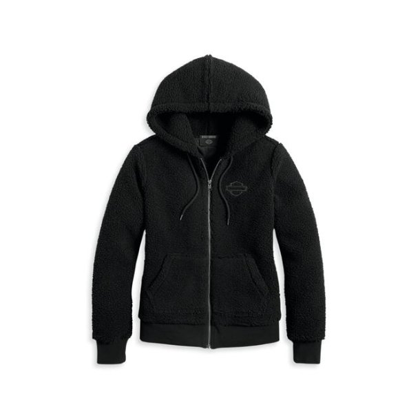 HOODIE LADIES - BLACK