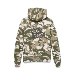 Camouflage Women's Salute Zip Front Hoodie
