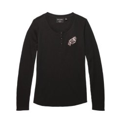 Fireside Roses Thermal Henley