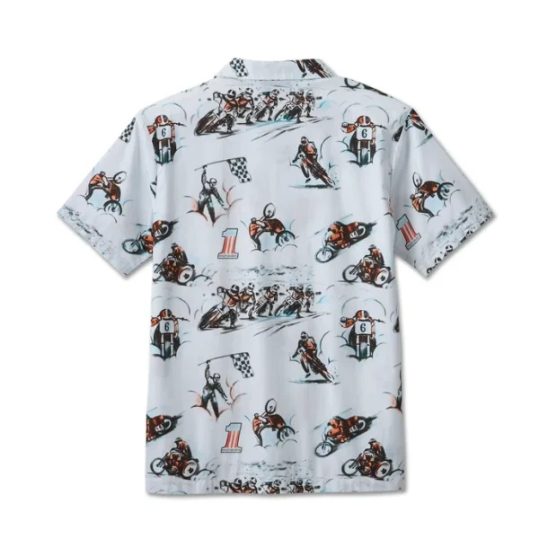 Men's Twisty Aloha Print Shirt