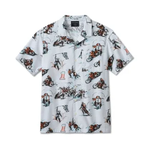 Men's Twisty Aloha Print Shirt
