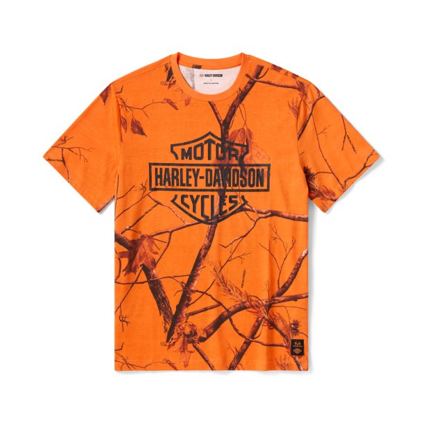 Harley-Davidson x Realtree Printed Tee - Harley Orange