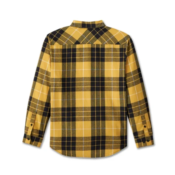 Men's Essence Shirt - yellow plaid