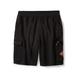 Fleece Cargo Short - Harley Black