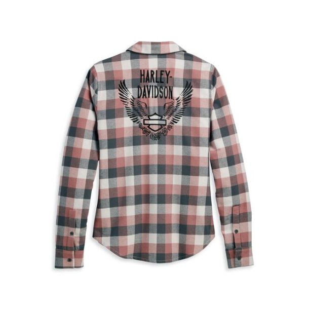 Retro Winged Flannel Shirt