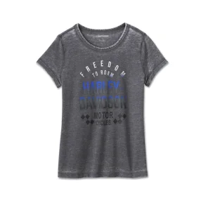 Women's Racing Graphic Tee -Grey