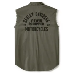  Blowout Shirt V-Twin Equipped Solid green