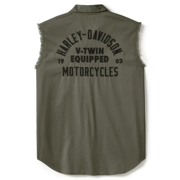  Blowout Shirt V-Twin Equipped Solid green