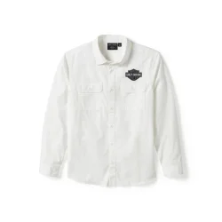 Bar &amp; Shield Solid Long Sleeve Shirt