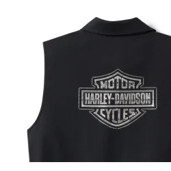 Essential Bling Button Front Tank 